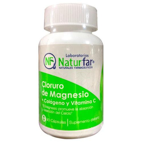 Cloruro Magnesio + Colageno y Vitamina C x 90-Naturfar-Dopavita Salud y Nutrición
