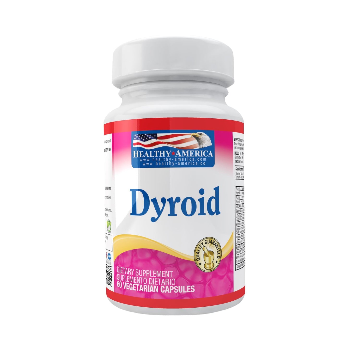Dyroid Support x 60 Cápsulas-Healthy America-Dopavita Salud y Nutrición