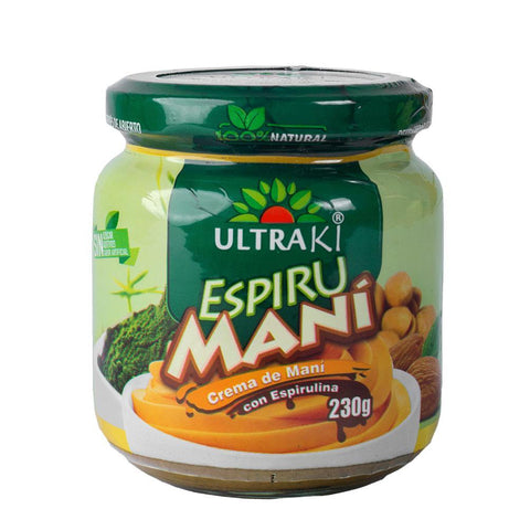 Espiru Maní Crema de Maní con Espirulina x 230 GR-UltraKi-Dopavita Salud y Nutrición