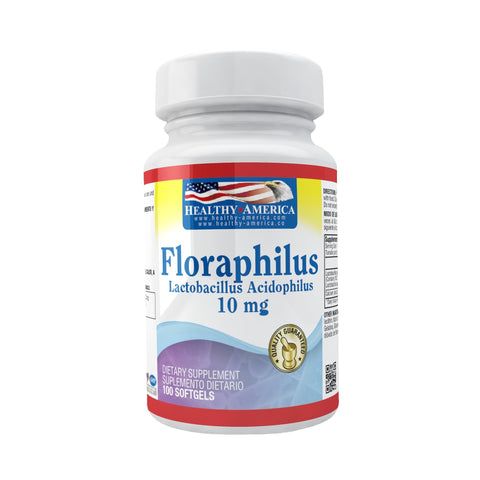 Floraphilus 10 mg x 100 Perlas-Healthy America-Dopavita Salud y Nutrición