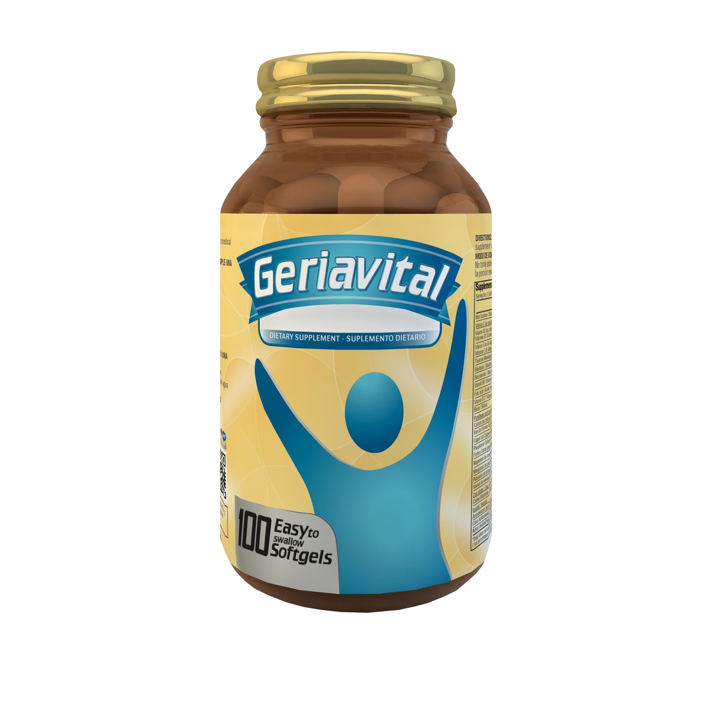 Geriavital x 100 Perlas-Geriavital-Dopavita Salud y Nutrición