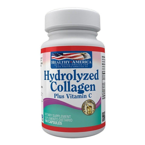 Hydrolized Collagen + Vitamin C x 100 Cápsulas-Healthy America-Dopavita Salud y Nutrición