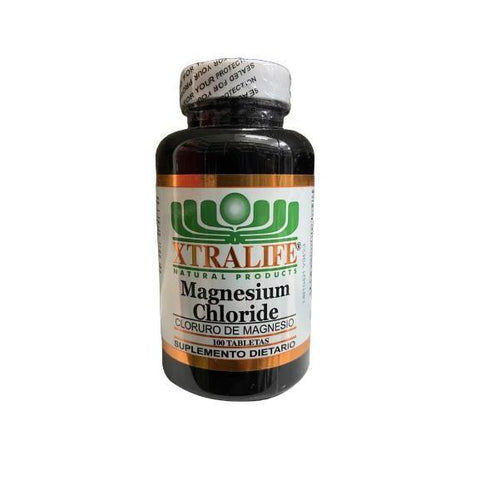Magnesium Chloride x 100 Tabletas (Cloruro de Magnesio)-Xtralife-Dopavita Salud y Nutrición