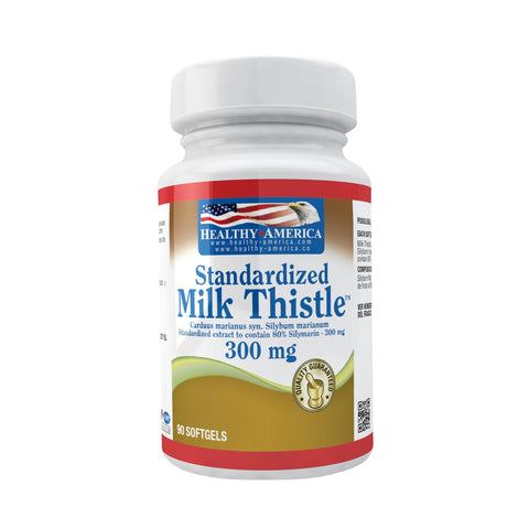 Milk Thistle 300 mg x 90 Perlas-Healthy America-Dopavita Salud y Nutrición