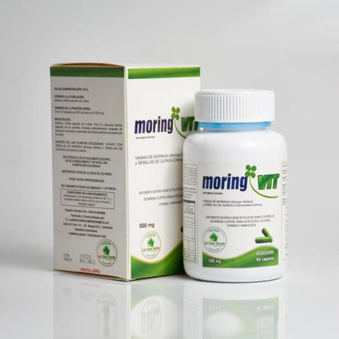 Moringa Moring Vit x 60 Cápsulas-Laboratorios Improfarme-Dopavita Salud y Nutrición