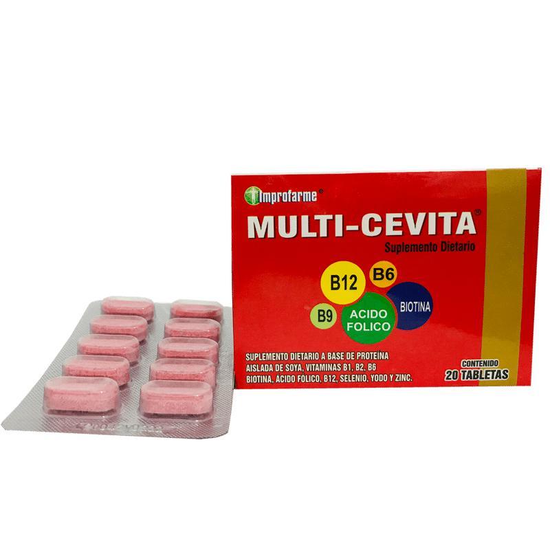 Multi-Cevita x 20 Tabletas-Laboratorios Improfarme-Dopavita Salud y Nutrición