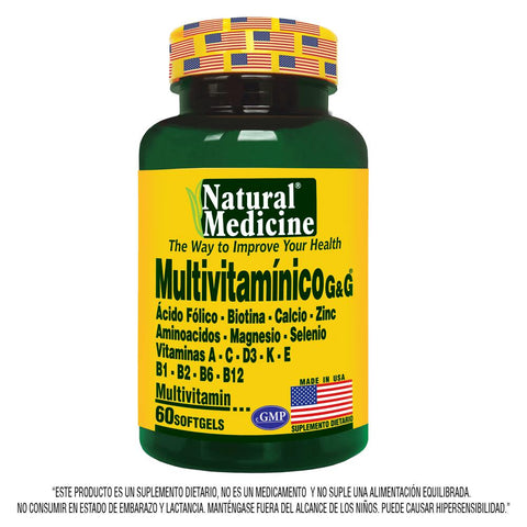 Multivitamínico G&G x 60 Perlas-Natural Medicine-Dopavita Salud y Nutrición