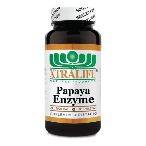 Papaya Enzyme X 90 Tabletas-Xtralife-Dopavita Salud y Nutrición