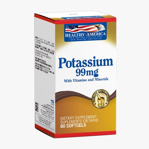 Potassium 99 Mg x 60 Perlas-Healthy America-Dopavita Salud y Nutrición