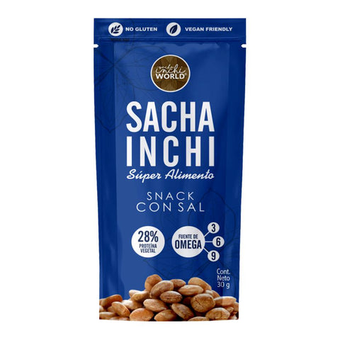 Sacha Inchi Super Alimento Snack con Sal x 30 GR-Sacha Inchi World-Dopavita Salud y Nutrición