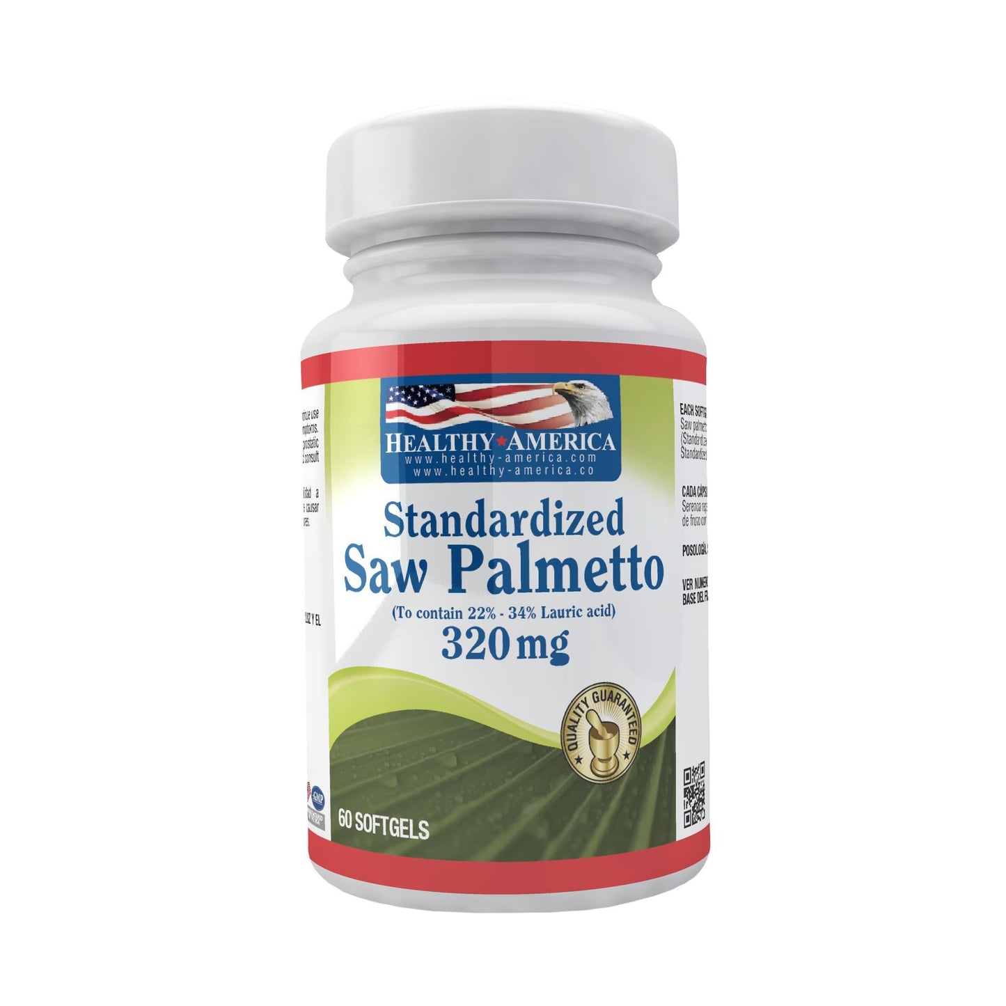 Saw Palmetto 320 Mg x 60 Perlas-Healthy America-Dopavita Salud y Nutrición