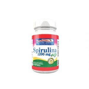 Spirulina 1200 mg x 90 Perlas-Healthy America-Dopavita Salud y Nutrición