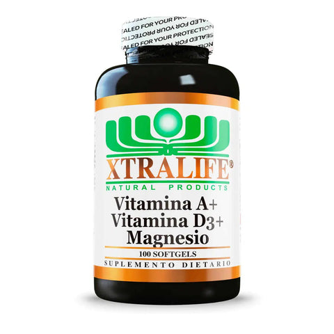 Vitamina A + D3 X 100 Sofgels-Xtralife-Dopavita Salud y Nutrición
