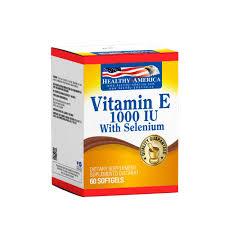 Vitamina E 1000 IU + Selenio x 60 Perlas-Healthy America-Dopavita Salud y Nutrición