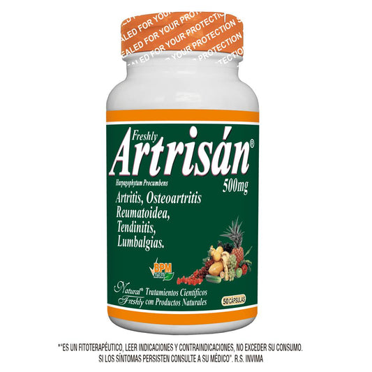 Artrisan x 50 Capsulas-Natural Freshly-Dopavita Salud y Nutrición