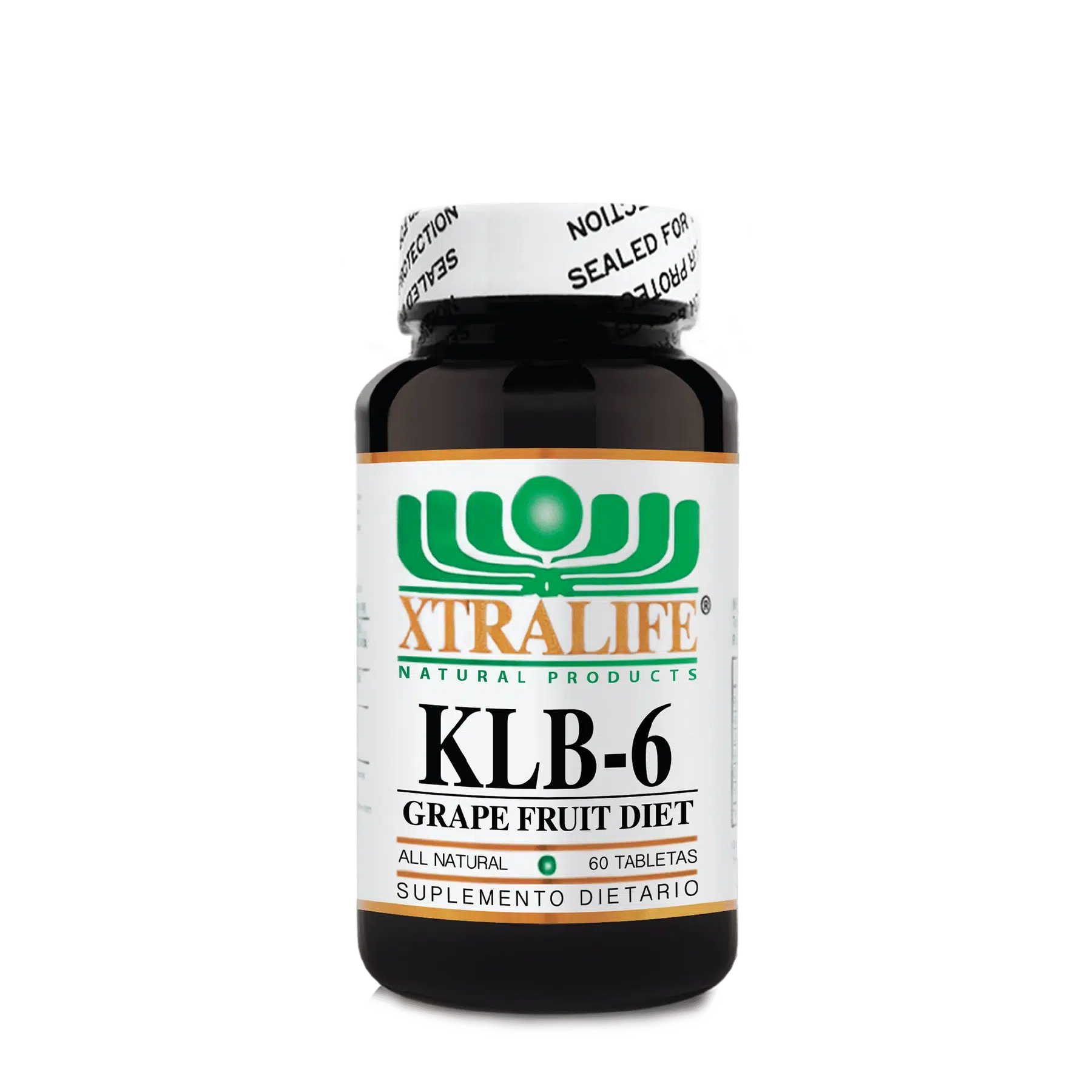 Klb-6 Grape Fruit X 60 Tabletas-Xtralife-Dopavita Salud y Nutrición