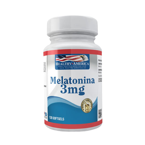 Melatonina 3 mg x 120 Perlas-Healthy America-Dopavita Salud y Nutrición