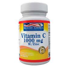 Vitamina C 1000 Mg + Zinc x 100 Tabletas-Healthy America-Dopavita Salud y Nutrición